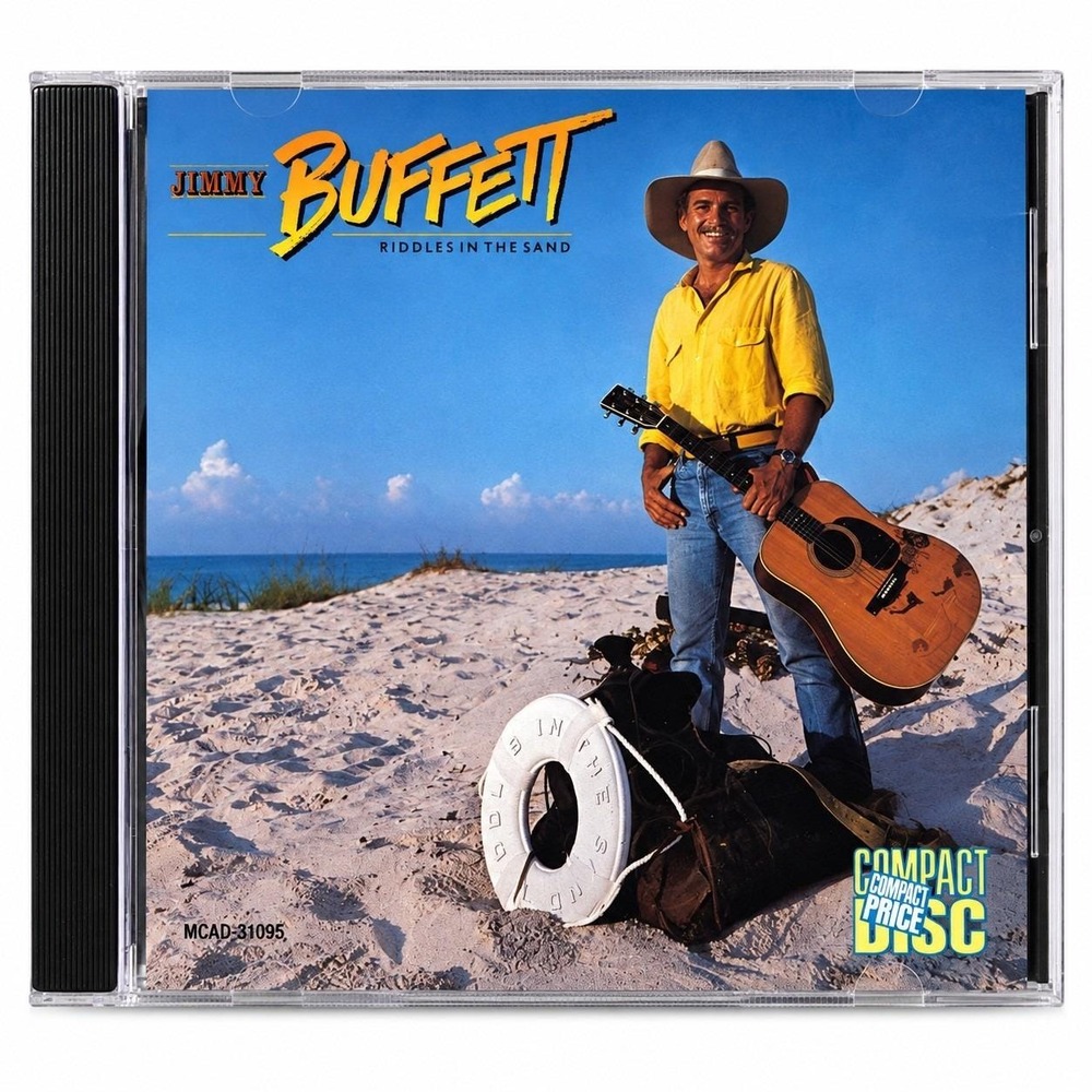 Jimmy Buffett Riddles in the Sand CD MCA MCAD-31095 Compact Price Disc 1984